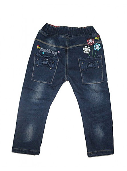 Girl Going out / Casual/Daily / School Patchwork Jeans-Denim All Seasons  