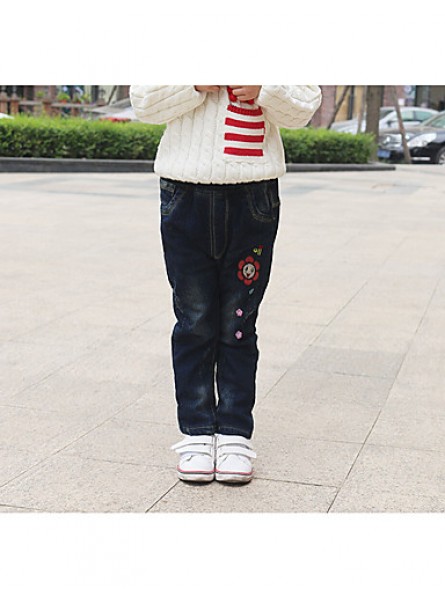 Girl Going out / Casual/Daily / School Patchwork Jeans-Denim All Seasons  